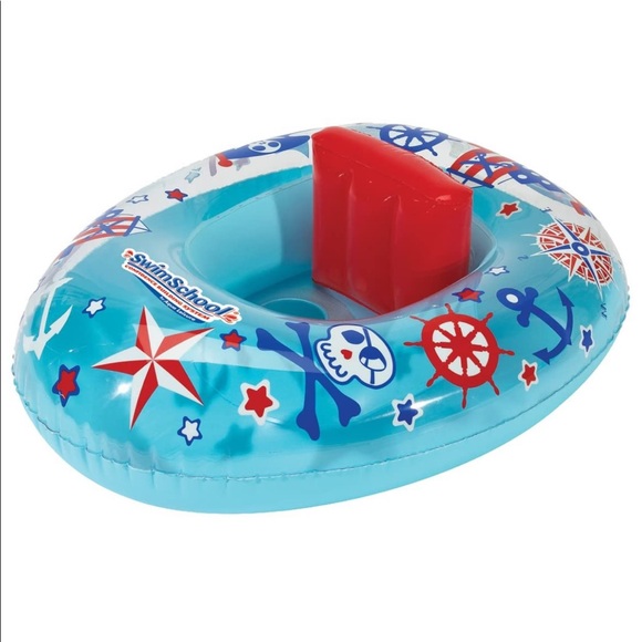 SwimSchool Lil’ Skipper Baby Pool Float - Picture 1 of 5